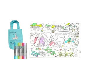 TOVAGLIETTA DA COLORARE RIUTILIZZABILE - PETER RABBIT