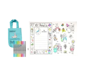 TOVAGLIETTA DA COLORARE RIUTILIZZABILE - PETER RABBIT
