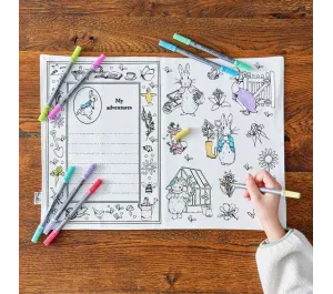 TOVAGLIETTA DA COLORARE RIUTILIZZABILE - PETER RABBIT