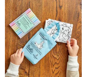 TOVAGLIETTA DA COLORARE RIUTILIZZABILE - PETER RABBIT