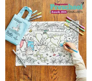 TOVAGLIETTA DA COLORARE RIUTILIZZABILE - PETER RABBIT