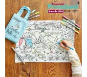 TOVAGLIETTA DA COLORARE RIUTILIZZABILE - PETER RABBIT