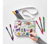 BORSA A TRACOLLA DA COLORARE RIUTILIZZABILE - FIABE