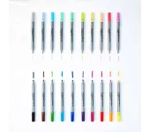 SET 20 PENNARELLI DOPPIA PUNTA LAVABILI PER TESSUTI E CARTA