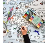 SET 20 PENNARELLI DOPPIA PUNTA LAVABILI PER TESSUTI E CARTA