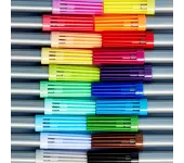 SET 20 PENNARELLI DOPPIA PUNTA LAVABILI PER TESSUTI E CARTA