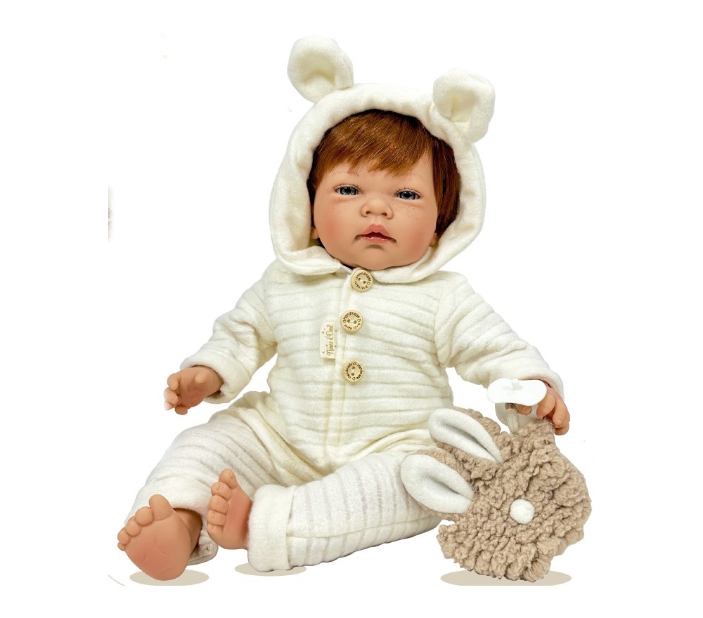 VESTITO PER BAMBOLA 45 CM - TUTINA CON ORECCHIE