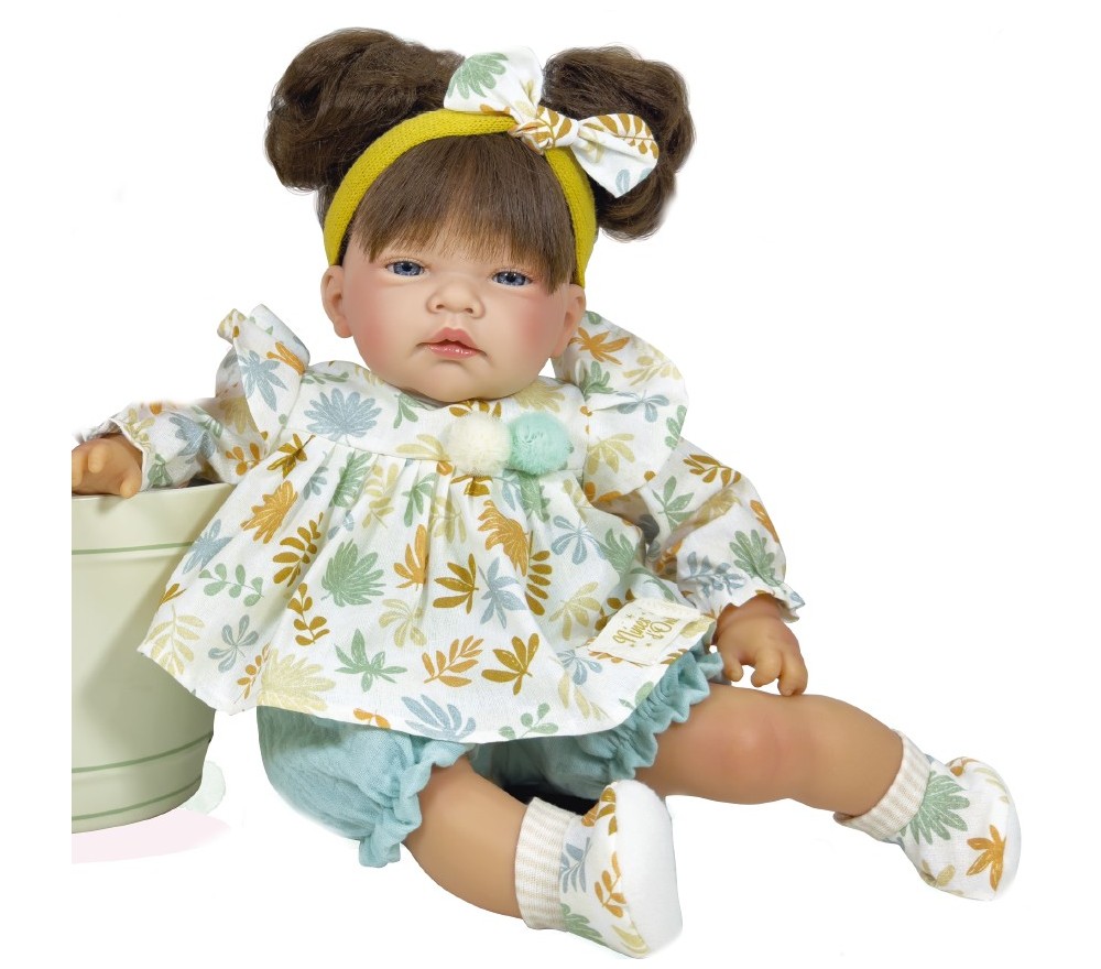 VESTITO PER BAMBOLA 45 CM - SET VESTITO E PANTALONCINI JUNGLE