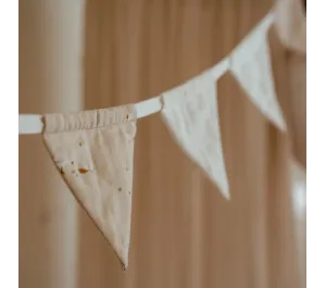 GHIRLANDA TRIANGOLINI - BEIGE