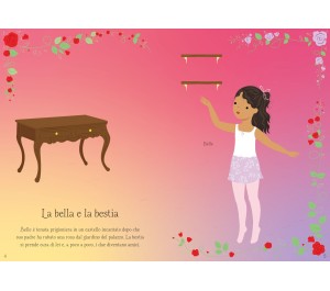 LIBRO CON ADESIVI - PICCOLA COLLEZIONE VESTO LE BAMBOLINE - C'ERA UNA VOLTA
