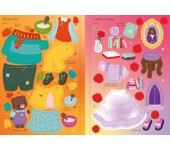 LIBRO CON ADESIVI - PICCOLA COLLEZIONE VESTO LE BAMBOLINE - C'ERA UNA VOLTA