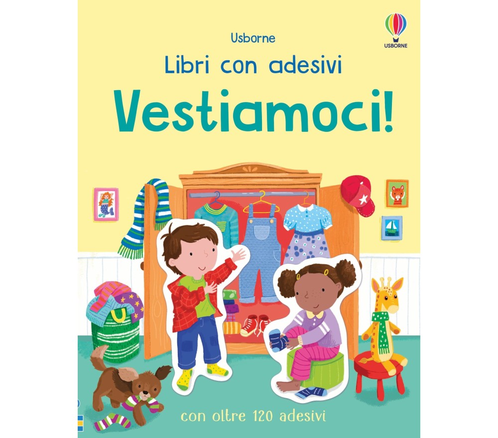 LIBRO CON ADESIVI - VESTIAMOCI!