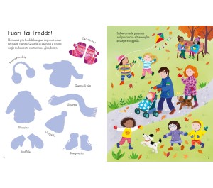 LIBRO CON ADESIVI - VESTIAMOCI!