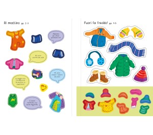 LIBRO CON ADESIVI - VESTIAMOCI!