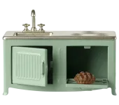 MICRO - CUCINA PER TOPINI IN METALLO MENTA