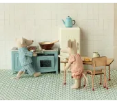 MICRO - CUCINA PER TOPINI IN METALLO BLU