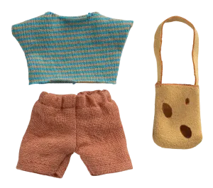 MICRO - TOPINI - SET ABITI CON TRACOLLA LITTLE BROTHER