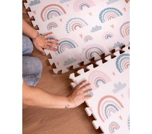 TAPPETO GIOCO PUZZLE - ARCOBALENI