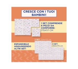 TAPPETO GIOCO PUZZLE - ARCOBALENI