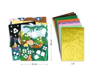 COLLAGE IN SCHIUMA - FESTA SCINTILLANTE