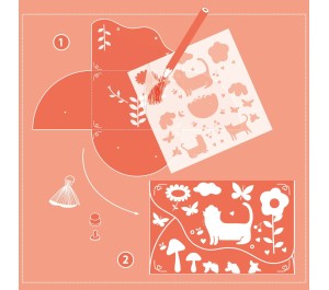 DIY - POCHETTE DA DECORARE GATTI