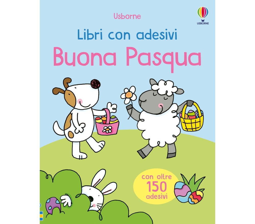 LIBRO CON ADESIVI - BUONA PASQUA