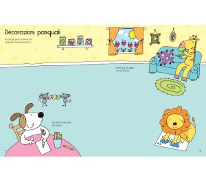 LIBRO CON ADESIVI - BUONA PASQUA