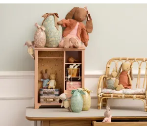 UOVO DI PASQUA IN METALLO CON CONIGLIETTO MICRO - BLU