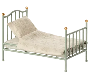 MICRO - LETTO VINTAGE IN METALLO MENTA