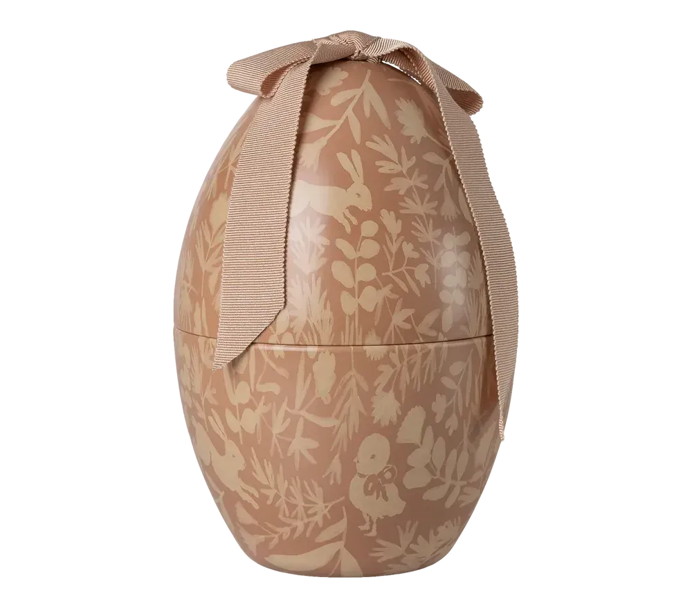 UOVO DI PASQUA IN METALLO - ROSA 2026