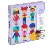 PERSONAGGI CON VESTITI ADESIVI IN FELTRO - SOFT DRESS-UP