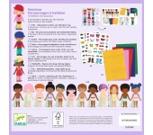 PERSONAGGI CON VESTITI ADESIVI IN FELTRO - SOFT DRESS-UP