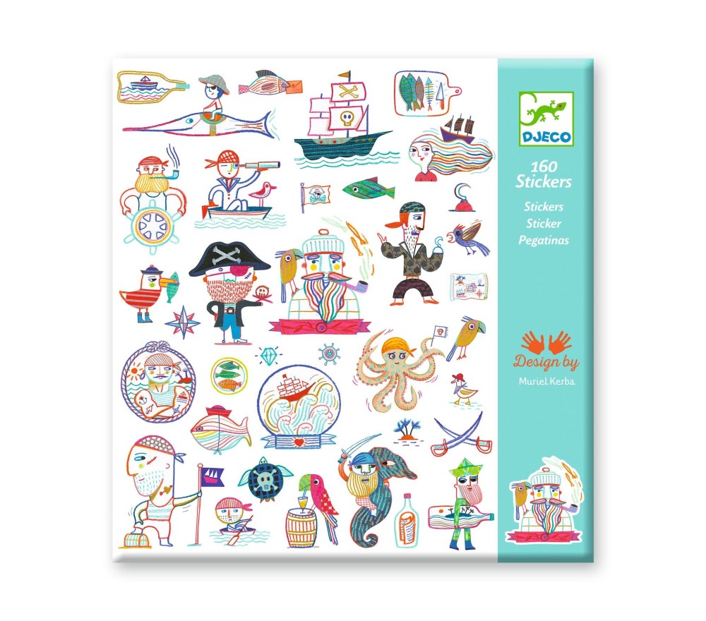 STICKERS PIRATI ALL'ATTACCO