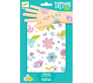 TATUAGGI PER BAMBINI - FIORI SCINTILLANTI