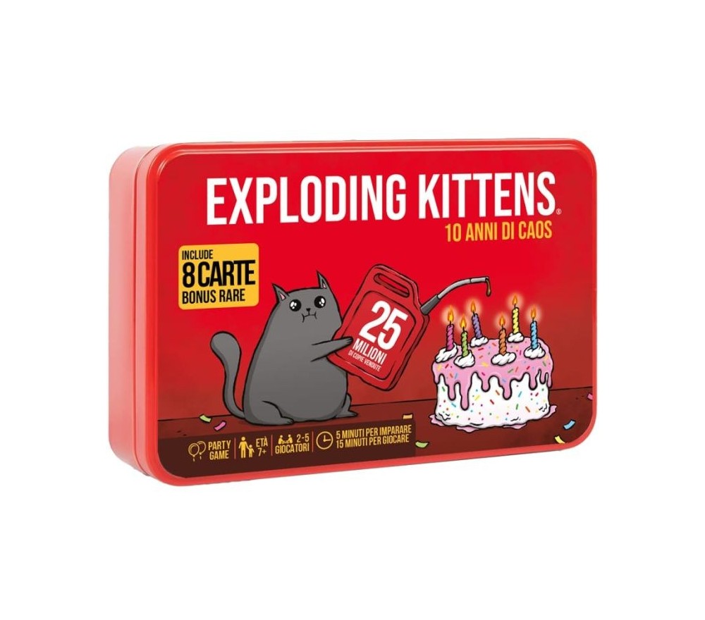 EXPLODING KITTENS - 10 ANNI DI CAOS