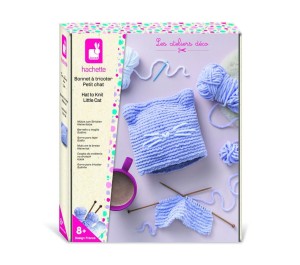 SET CREATIVO CUFFIA GATTO A MAGLIA