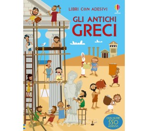 LIBRO CON ADESIVI - GLI ANTICHI GRECI