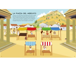 LIBRO CON ADESIVI - GLI ANTICHI GRECI