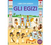 LIBRO CON ADESIVI - GLI ANTICHI EGIZI