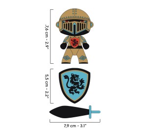 ARTY TOYS DJECO - CAVALIERI - KNIGHT AZUR