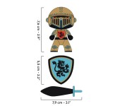 ARTY TOYS DJECO - CAVALIERI - KNIGHT AZUR