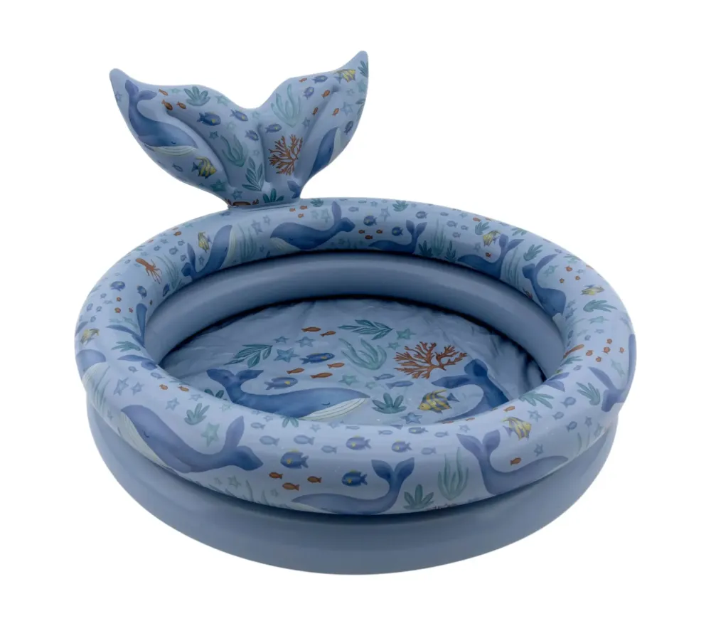 PISCINETTA GONFIABILE CODA - OCEAN WORLD BLU