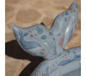 PISCINETTA GONFIABILE CODA - OCEAN WORLD BLU