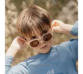 OCCHIALI DA SOLE LITTLE DUTCH MARRONE RIGHE