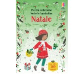 PICCOLO LIBRO CON ADESIVI - VESTO LE BAMBOLINE - NATALE