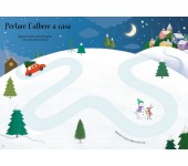 PICCOLO LIBRO CON ADESIVI - ALBERI DI NATALE