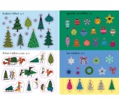 PICCOLO LIBRO CON ADESIVI - ALBERI DI NATALE