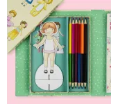 SET CREATIVO BAMBOLINE DI CARTA DA VESTIRE