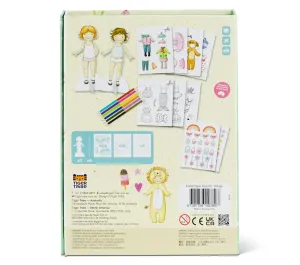 SET CREATIVO BAMBOLINE DI CARTA DA VESTIRE