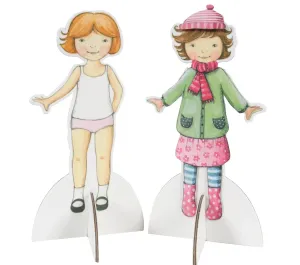 SET CREATIVO BAMBOLINE DI CARTA DA VESTIRE
